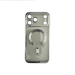 Silikonska futrola Magsafe Iphone 17 Pro Max SILVER