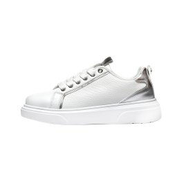 L182532SLV - Ženske patike bele sa srebrnim urban stil