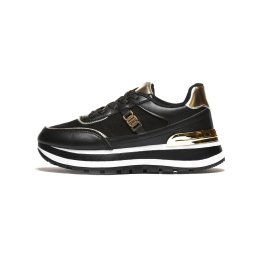 L182536BLK - Ženske patike crne urban chic