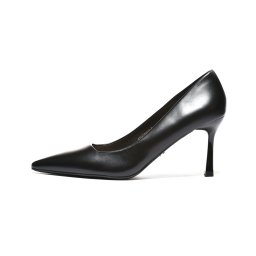 L242560BLK - Ženske salonke crne klasik
