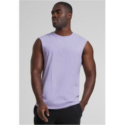 Men's Open Edge Sleeveless Tee Tank Top - lilac