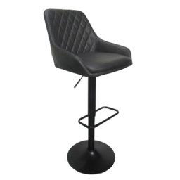 Barska stolica 620158 Tamo siva /crna metalna baza 480x510x890(1100)mm ( 776-044 )