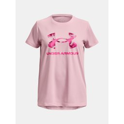 Under Armour T-Shirt Tech Solid Print Fill BL SSC-PNK - Girls