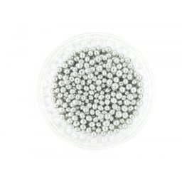Dekorativne perle SREBRNE 4mm 50g