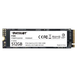 Patriot SSD M.2 NVMe 512GB P300 1700MBs, 1100MBs P300P512GM28