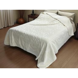 Ćebe Merinos 220x240cm A12 Viktorija Prljavo bela boja ( VLK000396-A12vik )