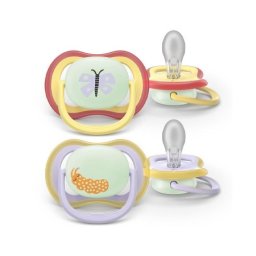 Philips Avent varalica sthr ultra air nocna 6-18m ( 2kom) 2109 butterfly/caterpillar ( SCF376/25 )