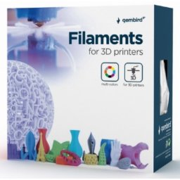 3DP-ABS1.75-01-S ABS Filament za 3D stampac 1.75mm, kotur1KG Silver