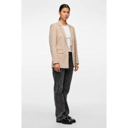 Beige Blazer Pieces Bossy - Women