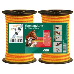 Economy traka za električnu čobanicu 1 cm 2kom x 200 m