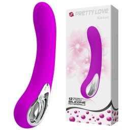 Silikonski vibrator Alston Pink