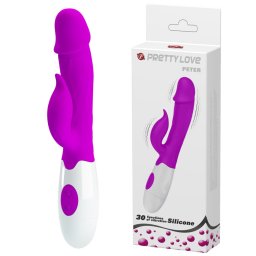 Silikonski vibrator Peter Violet