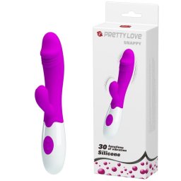 Silikonski vibrator Snappy Pink