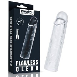 Silikonska navlaka za penis Flaweless Clear
