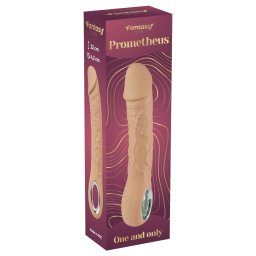 Silikonski Vibrator sa grejanjem Prometheus Natur