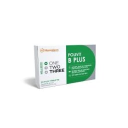 ONE TWO THREE Polivit B Plus 30 film tablete