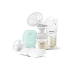 Philips Avent elektricna pumpica za izmazanje - essential (5 x kesice za odlaganje mleka, 4 x tuferi) ( SCD323/20 )