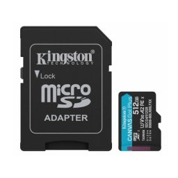 Kingston SDCG4/512GB/Canvas Go! Plus/microSD/200/160MB/s/+adapter ( SDCG4/512GB )