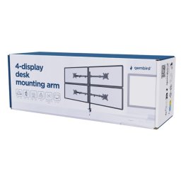 MA-D4-01 Gembird Podesivi stoni drzac za monitor sa cetri ruke,tilt,rotacija,okretanje,13-32 max10kg