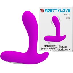 Masažer prostate silikonski Backie Pink