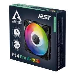 Arctic P14 Pro A-RGB, 140 mm A-RGB PWM Fan with Cable Splitter, ACFAN00315A