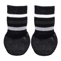 Trixie Čarape za Pse Crna Non Slip - M - L