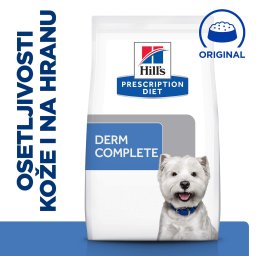 Hill’s Prescription Diet Derm Complete Mini Skin Care & Food Sensitivities Hrana za Pse 1 kg