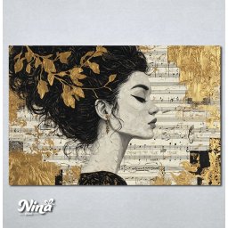 Slike na platnu Zlatna melodija Nina667_P