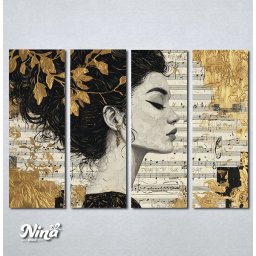 Slike na platnu Zlatna melodija Nina667_4