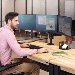 Fellowes nosač monitora platinum series trostruki 8042601 ( F319 )