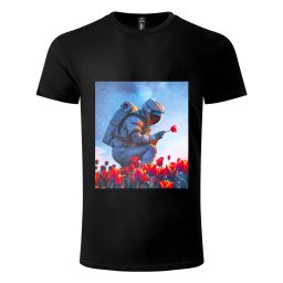 Majica sa štampom (unisex) Zaljubljeni kosmonaut