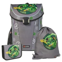 Lego Ninjago lagani školski ranac, trodelni set - ranac, pernica, vreća: Elementarni gospodar energije ( 20302-2501 )