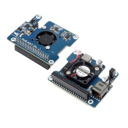 PoE (Power Over Ethernet) HAT (F) za Raspberry Pi 5 sa ventilatorom i hladnjakom