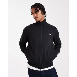 FRED PERRY THUMBHOLE JAKNA BLACK