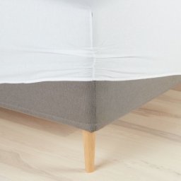 Čaršav sa lastišem 90x200x30 cm bela