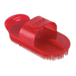 Češagija plastična za konje crvena