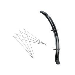 Blatobran PVC 28" MARCON crni prednji + zadnji