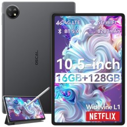 Tablet OSCAL Pad 16 4G/LTE 10.5"FHD IPS/T606 OC/8+8GB/128GB/8200mAh/13+13MP