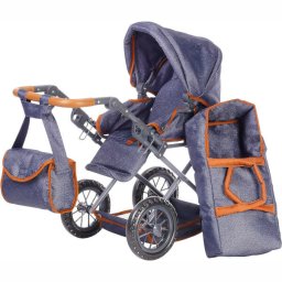 Kolica za lutke Ruby Dark Blue 631306