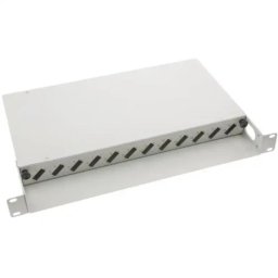 Fiber optički patch panel 19/1U sa 12 duplex slotova za SC duplex/LC quad adaptere