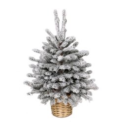 Novogodisnja jelka u saksiji bela 60cm 250308