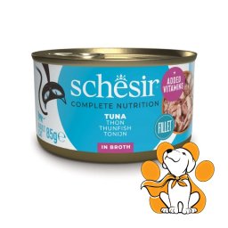 Schesir Cat Tuna in Broth 85g, Vlažna Hrana Za Mačke Na Bazi Tune U Brodetu