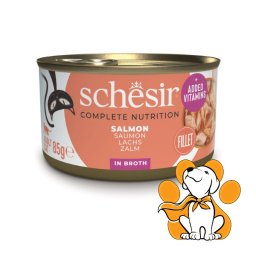 Schesir Cat Natural Salmon in Broth 85g, Fileti Lososa u Sopstvenom Bujonu