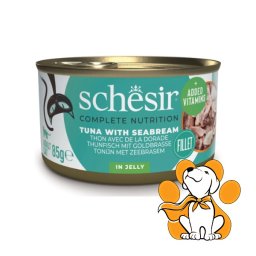 Schesir Cat Tuna&Seabream in Jelly 85g, Vlažna Hrana Za Mačke Sa Tunom i Oradom