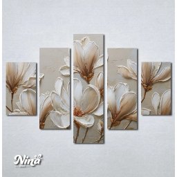 Slike na platnu Magnolije u krem tonovima Nina671_5