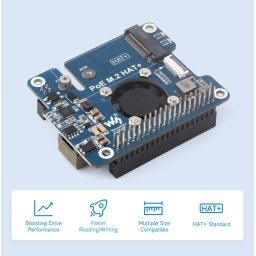 RaspberryPi 5 PCIe na M.2 adapter sa PoE funkcijom