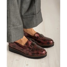 Ženske mokasine C252 bordo