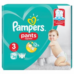 PELENE PAMPERS PANTS 3 (6-11KG) 26KOM