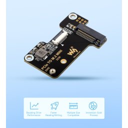 RaspberryPi 5 PCIe na M.2 adapter NVMe