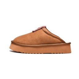 LP502541CAM - Ženske papuče camel sa platformom